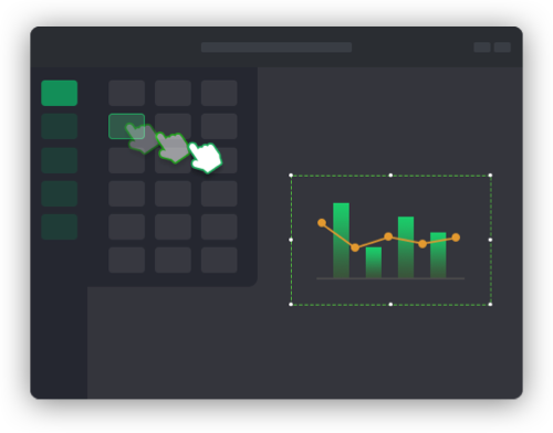 簡(jiǎn)單好用，拖拽布局