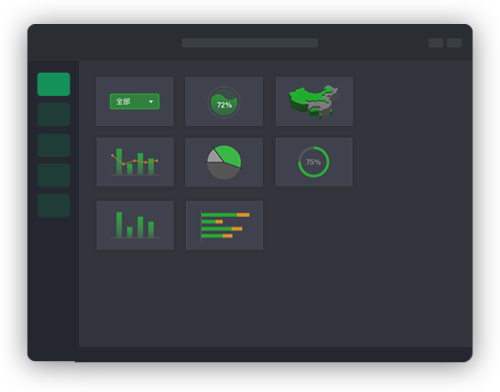 海量組件，豐富主題